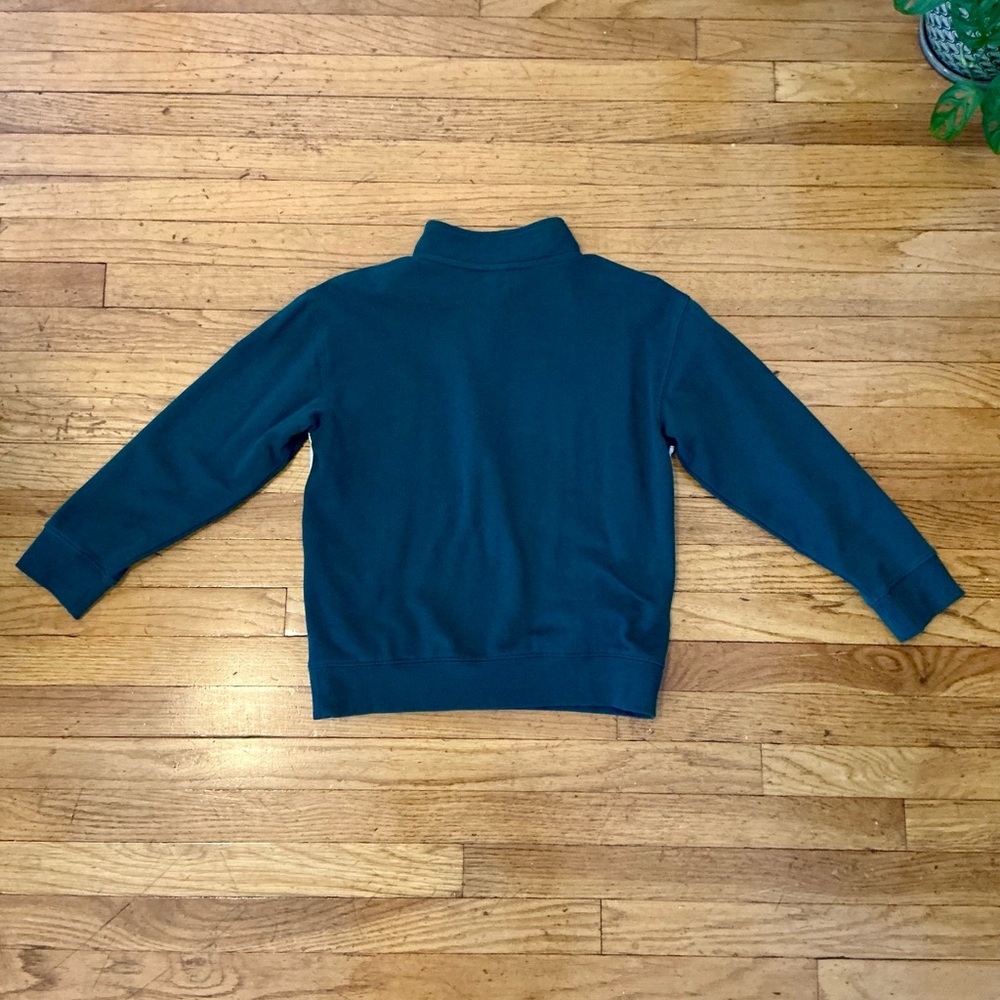 Old Navy - Boys's Green and Gray Half-Zip Sweater - Picture 4 of 4